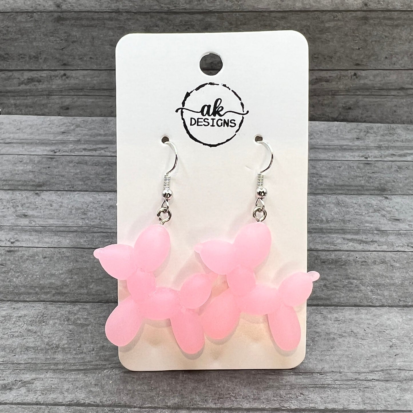 Fun and Whimsical Balloon Dog Earrings, Add Color to Your Style with These Resin Earrings, Perfect Gift for Her