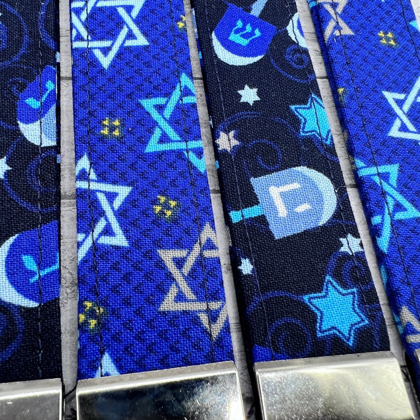 Hanukkah Dreidel or Star of David Key Fob